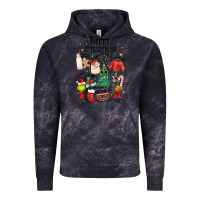 Cloud Black merry christmas Vintage Hoodie - MaliasSmallBusiness
