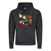 Vintage Black merry christmas Vintage Hoodie - MaliasSmallBusiness