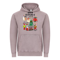 Vintage Zinc merry christmas Vintage Hoodie - MaliasSmallBusiness
