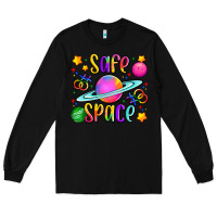 Black safe space Long Sleeve Tee - Artiststas