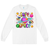 White safe space Long Sleeve Tee - Artiststas