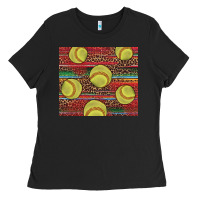Black western softball Ladies Tee - AdoDesignShop