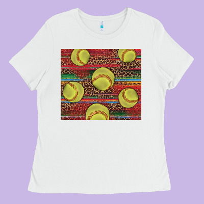 Western Softball Ladies Tee Designed By Adodesignshop