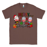 Chestnut Merry Christmas Classic Tee - CowhideDigitalArt