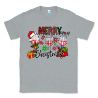 Heather Grey Merry Christmas Classic Tee - CowhideDigitalArt