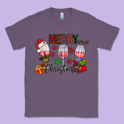 Merry Christmas Classic Tee Designed By Cowhidedigitalart
