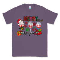 Lavender Merry Christmas Classic Tee - CowhideDigitalArt
