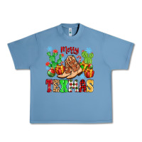Pebble Blue Merry Texmas Urban Heavy Tee - MaliasSmallBusiness