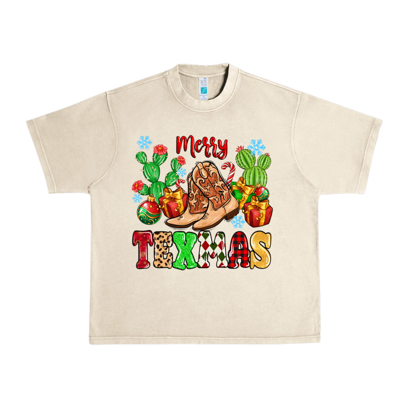Merry Texmas Urban Heavy Tee by MaliasSmallBusiness | Teevron