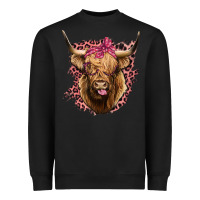 Black Highland cow Heavyweight Sweatshirt - Bettercallsaul