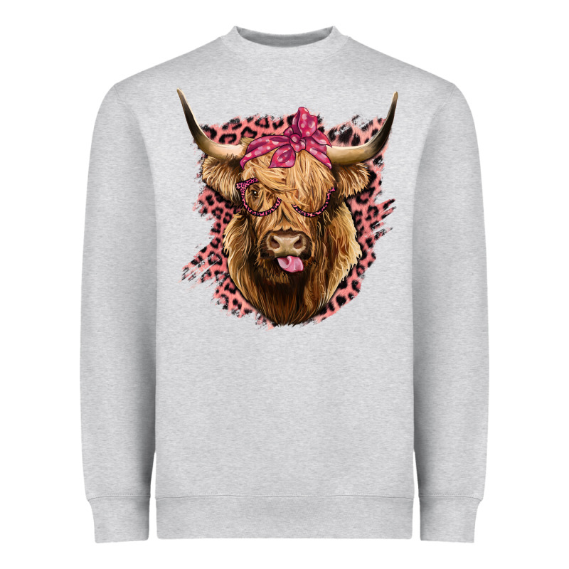 Highland Cow Heavyweight Sweatshirt by Bettercallsaul | Teevron