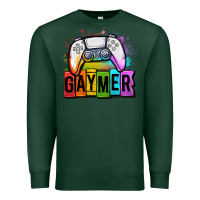 Sports Green gaymer lgbtq gaming Premium Sweatshirt - OliviaCreatesArt