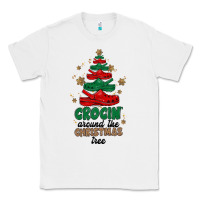 White crocin around the christmas tree Classic Tee - MaliasSmallBusiness