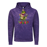 Cloud Purple tree rex trex christmas dinosaur Vintage Hoodie - MaliasSmallBusiness