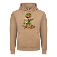 Vintage Coffee tree rex trex christmas dinosaur Vintage Hoodie - MaliasSmallBusiness