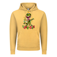 Vintage Mustard tree rex trex christmas dinosaur Vintage Hoodie - MaliasSmallBusiness