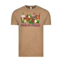 Vintage Coffee chicken   coffee cups Vintage Tee - MaliasSmallBusiness