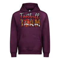 Mauve Wine football team Urban Hoodie - CowhideDigitalArt