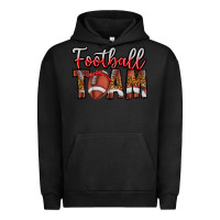 Pigment Black football team Urban Hoodie - CowhideDigitalArt