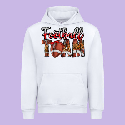 Football Team Urban Hoodie Designed By Cowhidedigitalart