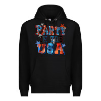 Black Party in the usa 4th of july Premium Hoodie - CowGirlArtShop