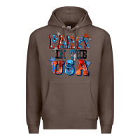 Coffee Party in the usa 4th of july Premium Hoodie - CowGirlArtShop