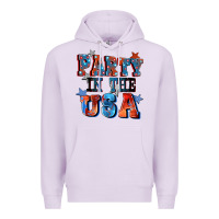 Lilac Party in the usa 4th of july Premium Hoodie - CowGirlArtShop