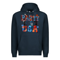 Navy Party in the usa 4th of july Premium Hoodie - CowGirlArtShop