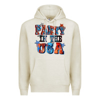 Oatmeal Heather Party in the usa 4th of july Premium Hoodie - CowGirlArtShop