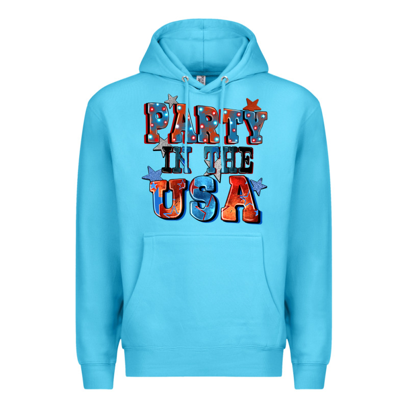 Party In The Usa 4th Of July Premium Hoodie by CowGirlArtShop | Teevron
