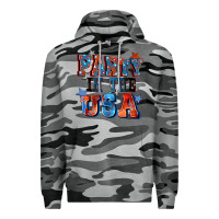 Slate Camo Party in the usa 4th of july Premium Hoodie - CowGirlArtShop
