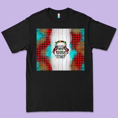 Western You Serious Clark Premium Tee Designed By Jasminsmagicworld