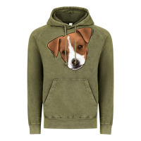 Vintage Olive Jack Russel Vintage Hoodie - Jasminsmagicworld
