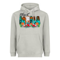 Moon Dust Blessed Mama Flowers Cow Heavyweight Hoodie - CowCowDesign