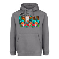 Storm Blessed Mama Flowers Cow Heavyweight Hoodie - CowCowDesign