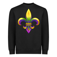 Black mardi gras Heavyweight Sweatshirt - RanaPortraitStore