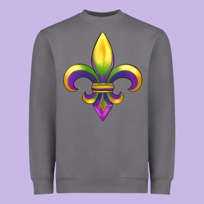 Mardi Gras Heavyweight Sweatshirt Designed By Ranaportraitstore