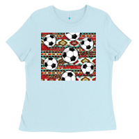 Baby Blue western soccer Ladies Tee - AdoDesignShop