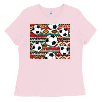 Bubblegum Pink western soccer Ladies Tee - AdoDesignShop