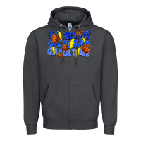 Smoke Game day game day game day lightning bolt Zipper Hoodie - HowdyJamesFarm