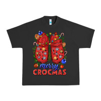 Pigment Black Merry crocmas Urban Heavy Tee - NancyCooperArtShop