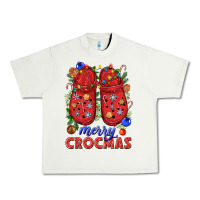 Pistachio Merry crocmas Urban Heavy Tee - NancyCooperArtShop