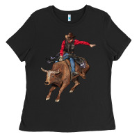 Black western cowboy Ladies Tee - AdoDesignShop