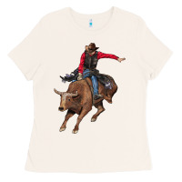 Bone western cowboy Ladies Tee - AdoDesignShop