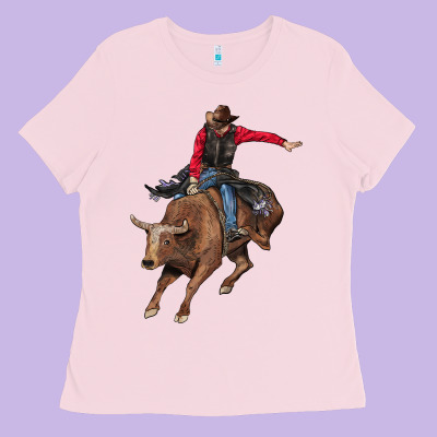 Western Cowboy Ladies Tee Designed By Adodesignshop