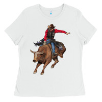 White western cowboy Ladies Tee - AdoDesignShop