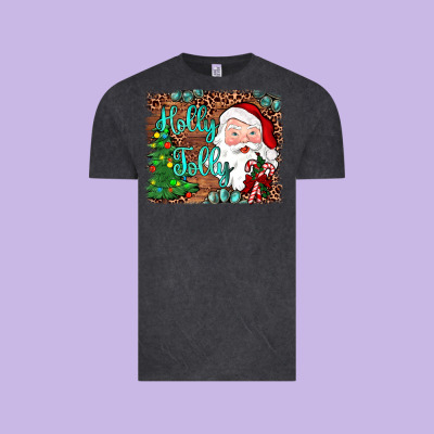 Holly Jolly Vintage Tee Designed By Jahusdesignshop