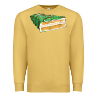 Antique Gold green christmas cake fa element 1 Premium Sweatshirt - FaDigitalArtStudio