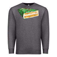 Charcoal Heather green christmas cake fa element 1 Premium Sweatshirt - FaDigitalArtStudio