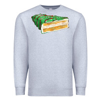 Heather Grey green christmas cake fa element 1 Premium Sweatshirt - FaDigitalArtStudio